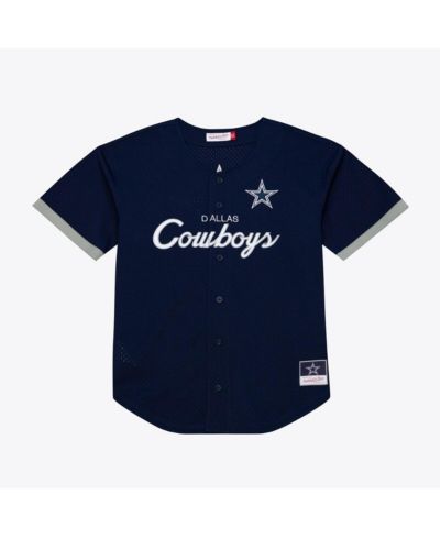 Mitchell & Ness Мужская джерси Dallas Cowboys Mesh Full-Button