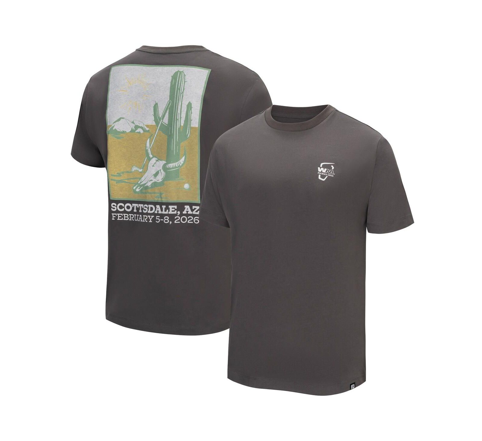 Мужская футболка FootJoy Gray WM Phoenix Open Cactus