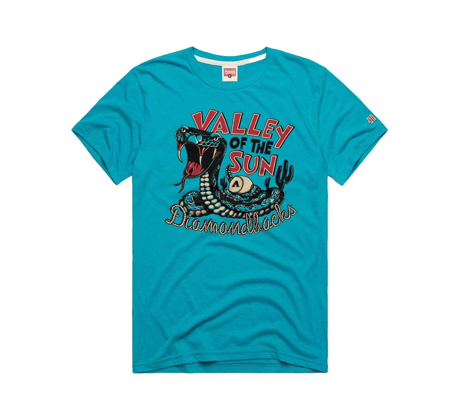 Мужская футболка Homage Teal Arizona Diamondbacks