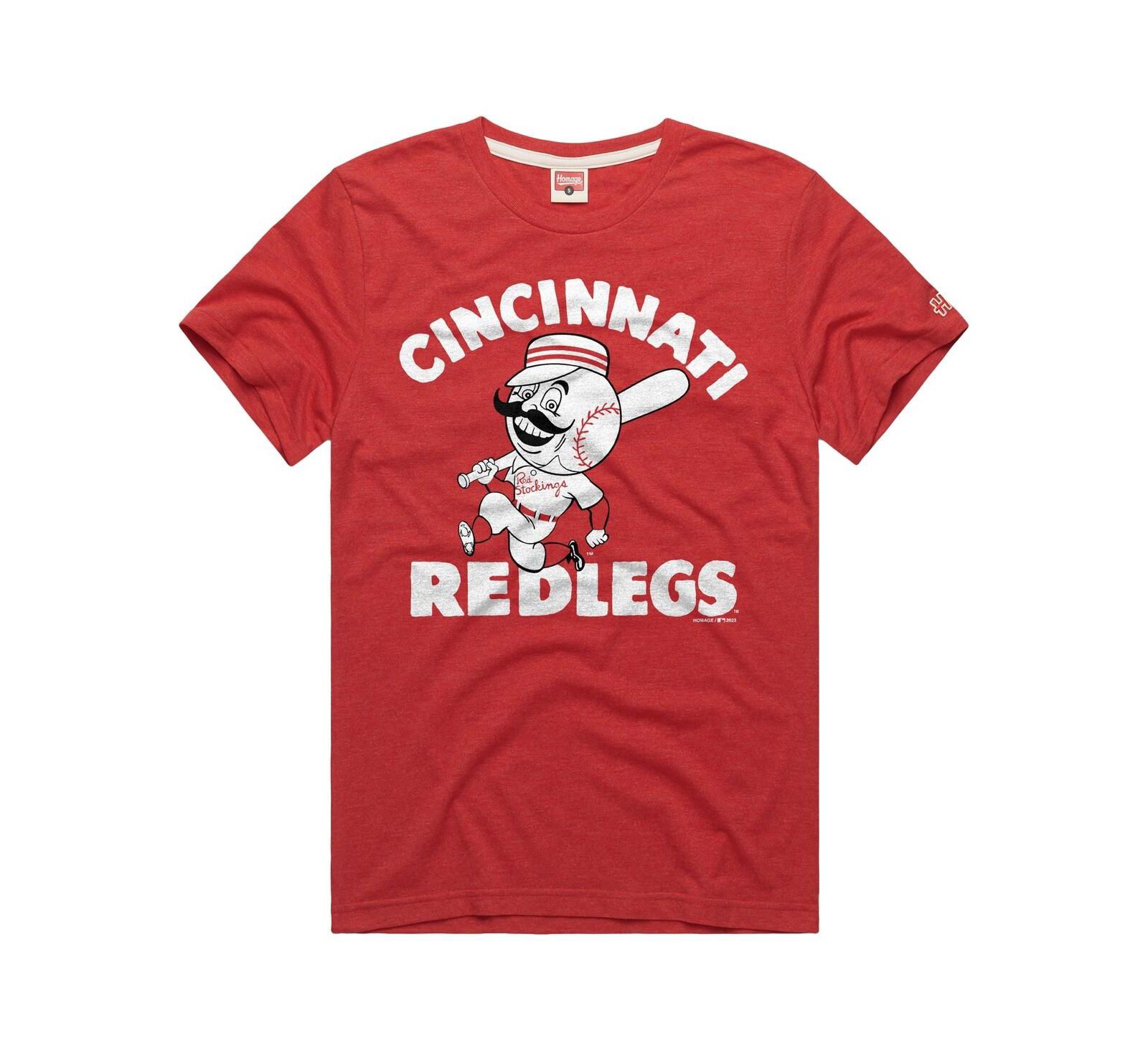 Мужская футболка Homage Red Cincinnati Reds Tri-Blend Hyperlocal