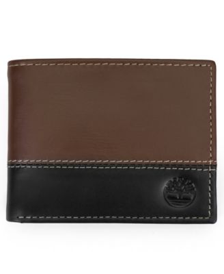 Мужской кожаный кошелек Timberland Hunter Two-Tone Passcase Commuter