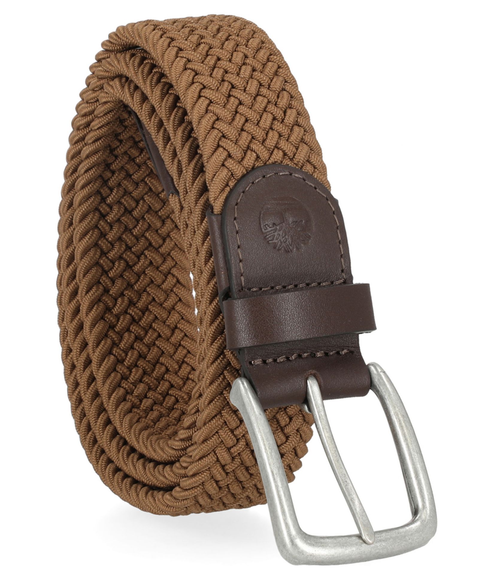 Timberland Men's Braided Stretch Web Belt