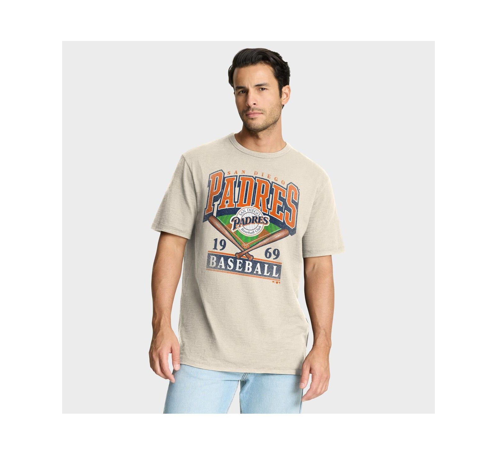 Fanatics Men's Tan San Diego Padres Stadium Slub T-Shirt