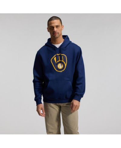Мужское худи Fanatics Navy Milwaukee Brewers Primary Logo Legacy