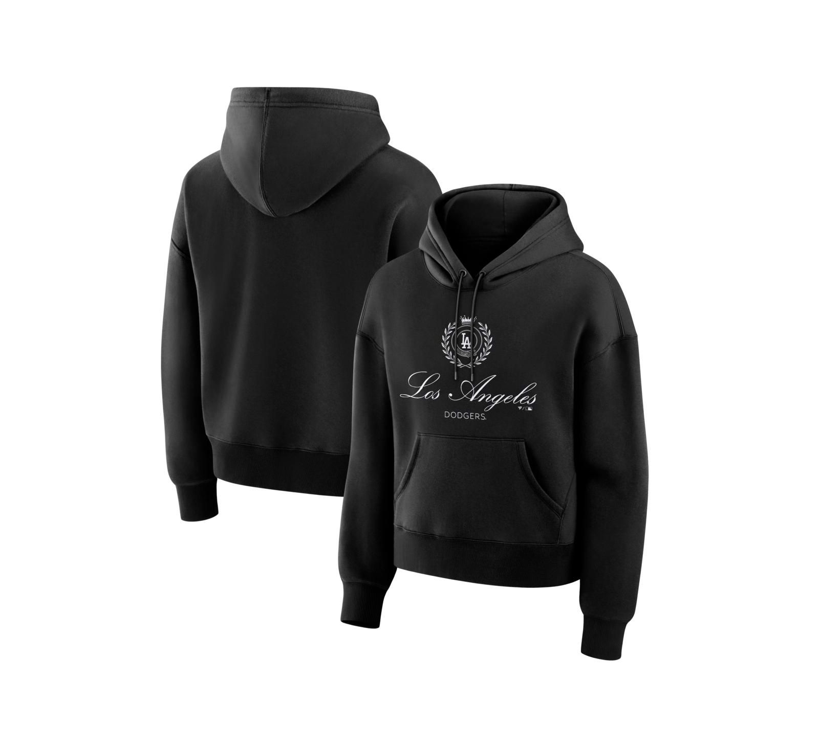 Женское худи Fanatics Black Los Angeles Dodgers Legacy Fleece