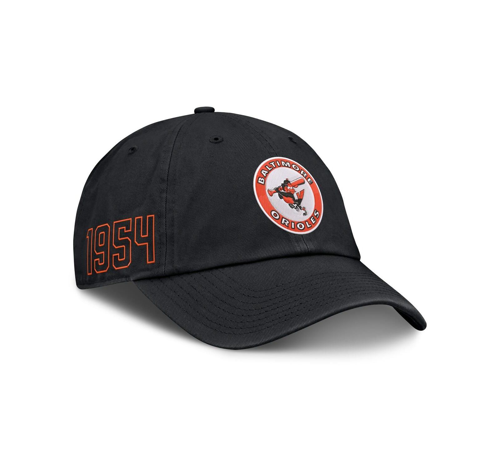 Nike Men's Black Baltimore Orioles Cooperstown Club Adjustable Hat