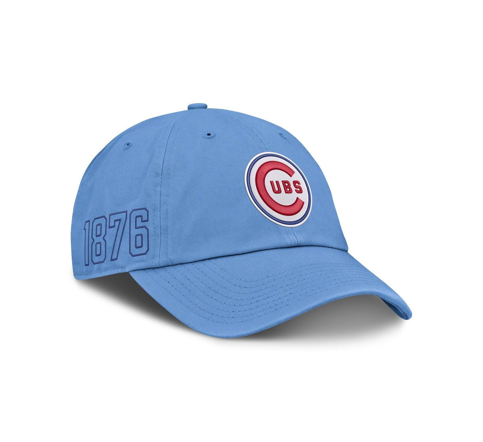 Кепка Nike Men's Light Blue Chicago Cubs Cooperstown Club Adjustable