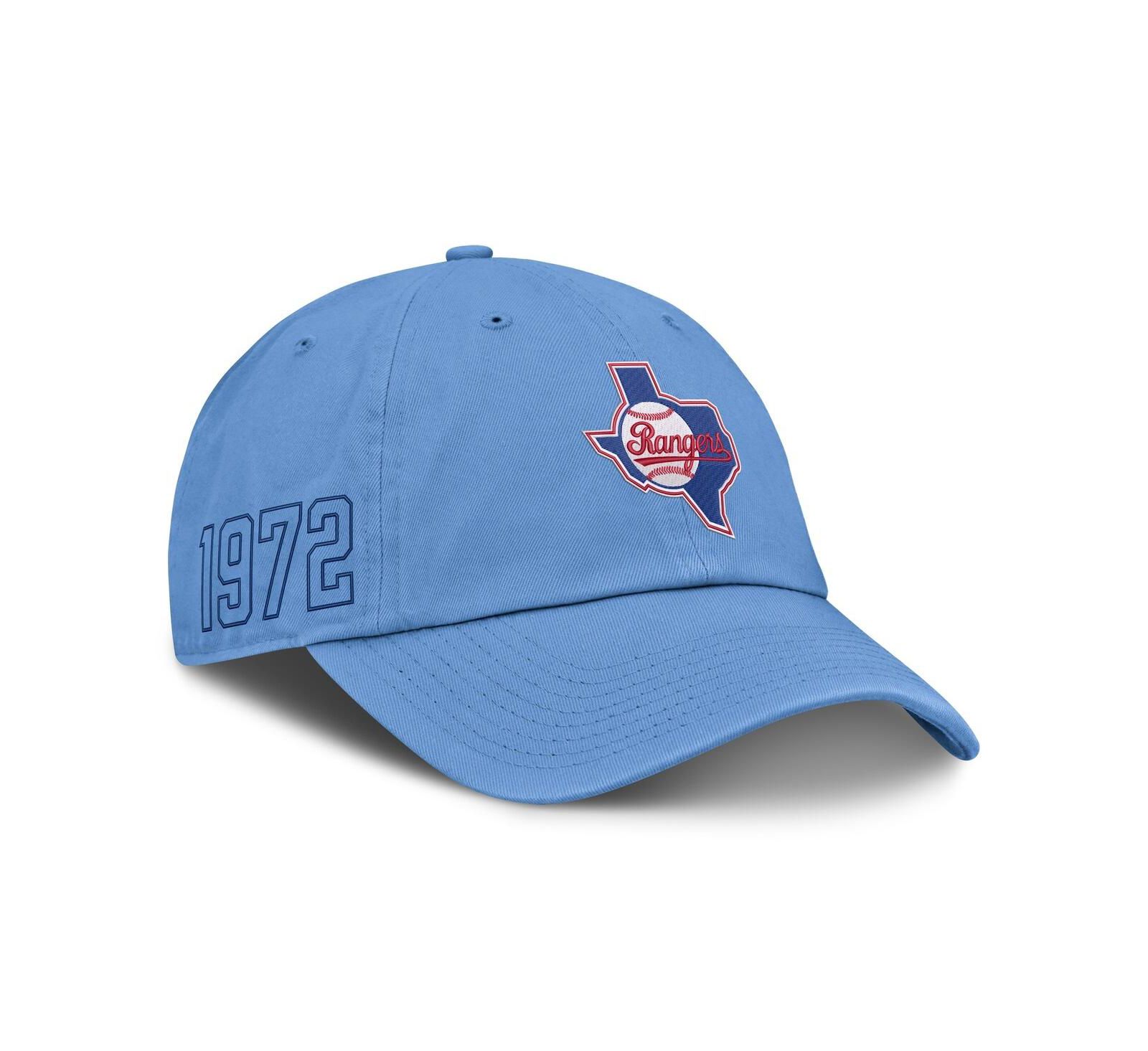 Мужская кепка Nike Texas Rangers Cooperstown Club голубая