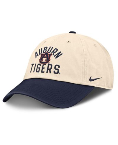 Nike Men's and Women's Natural Auburn Tigers 2026 Primetime Natural 2-Tone Club Adjustable Hat