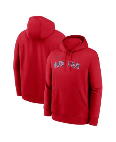 Nike Мужская красная худи Boston Red Sox Dri-Fit Club