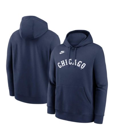 Nike Men's Navy Chicago White Sox Cooperstown Collection Wordmark Club Hoodie