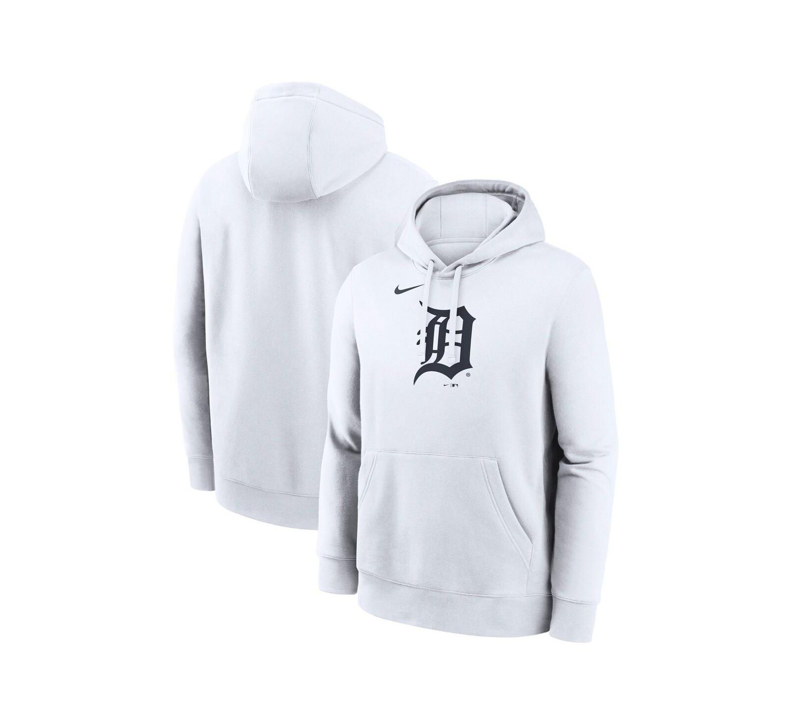 Nike Мужской худи Detroit Tigers Logo Club White