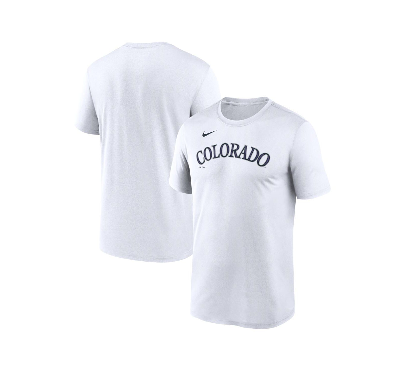 Мужская футболка Nike Colorado Rockies Dri-FIT, белая