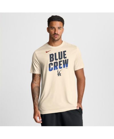 Nike Men's Cream Los Angeles Dodgers 2026 City Connect Team Phrase Script Dri-FIT T-Shirt
