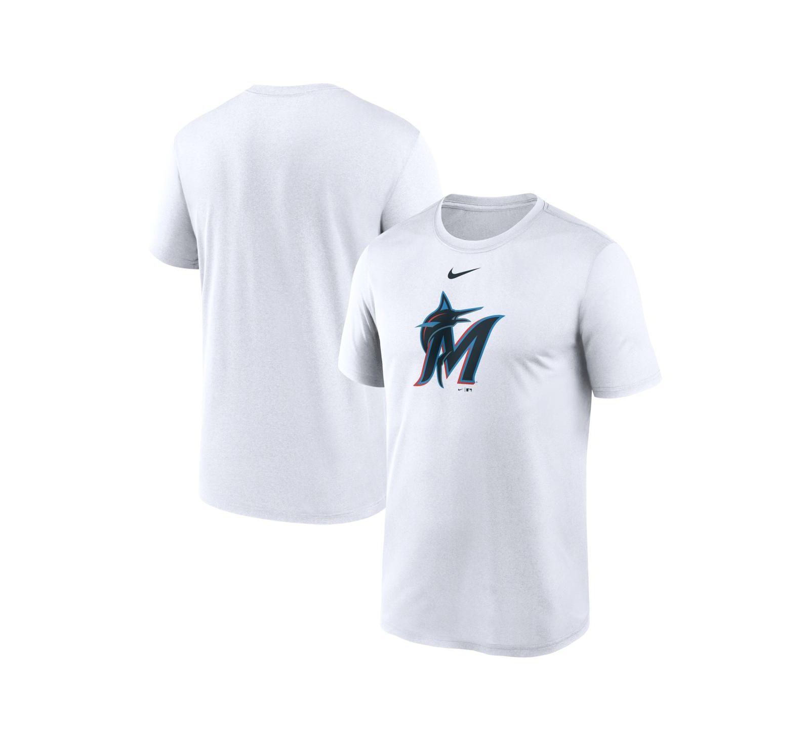 Nike Men's White Miami Marlins New Legend Dri-FIT T-Shirt