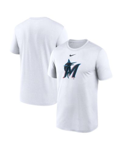 Nike Мужская футболка с коротким рукавом White Miami Marlins New Legend Dri-FIT