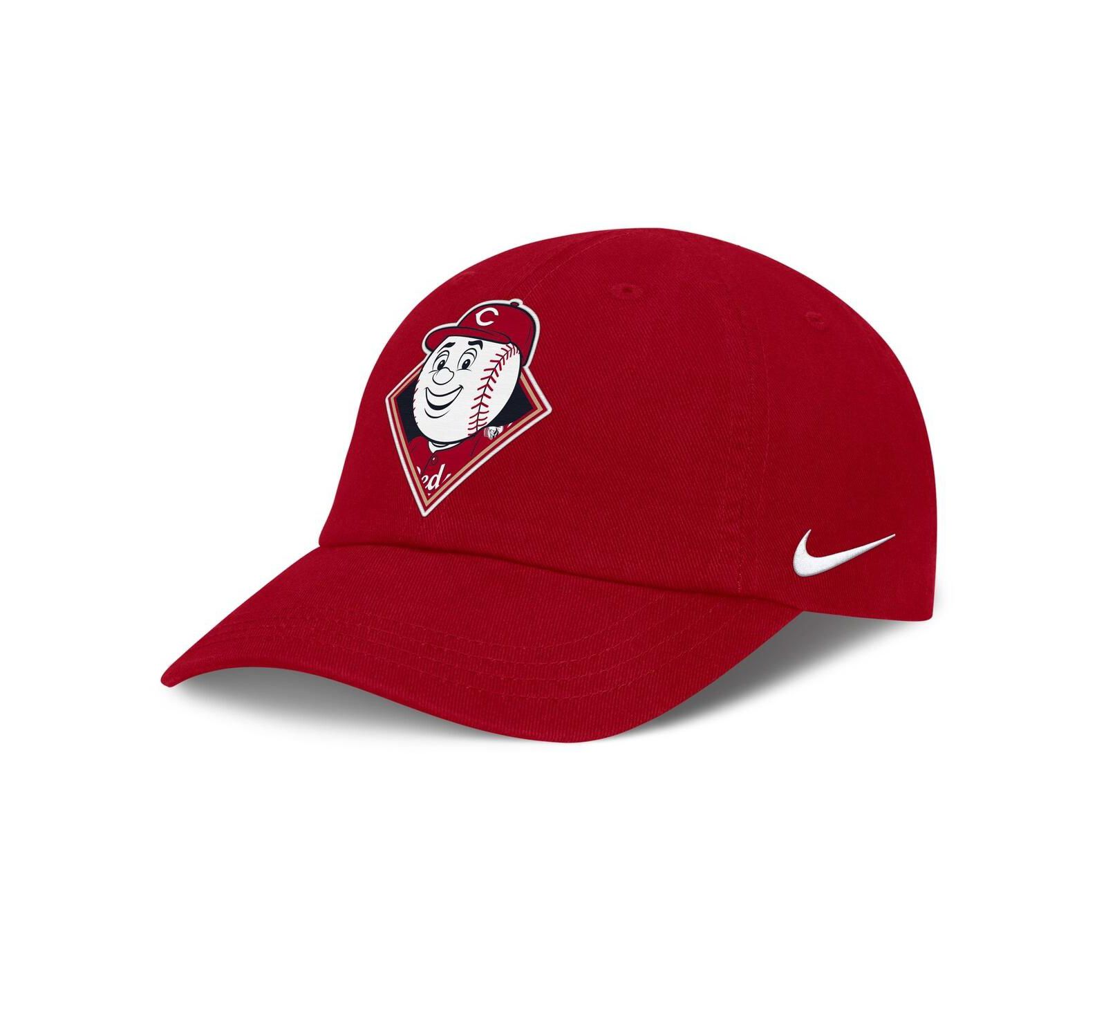 Детская регулируемая кепка Nike Cincinnati Reds Mascot Club красного цвета