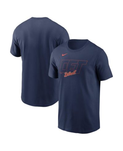 Nike Мужская футболка Nike Detroit Tigers Alternate Logo 2-Hit Navy