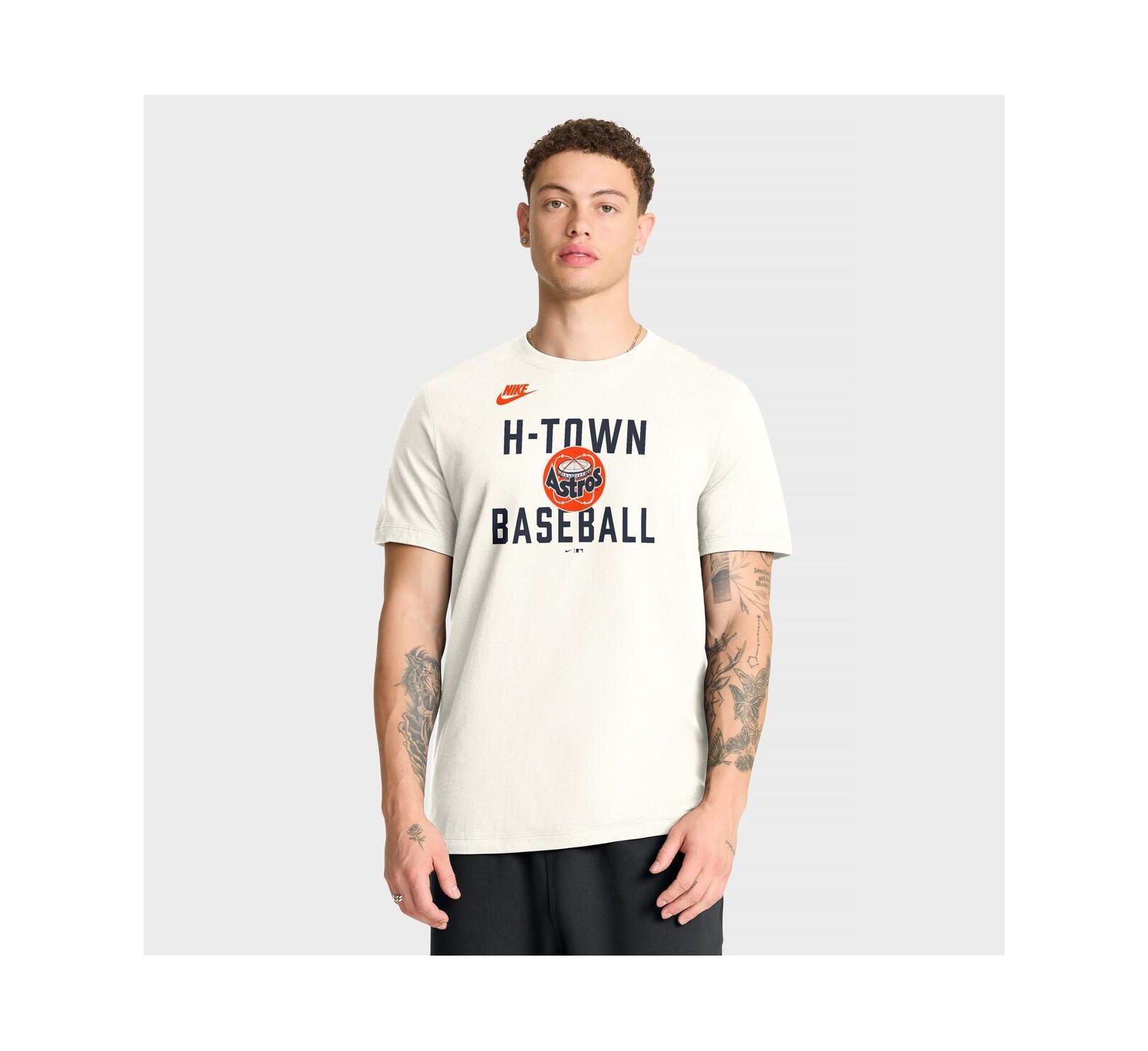 Nike Мужская футболка Houston Astros Cooperstown Collection ‘70s-Inspired, кремовая