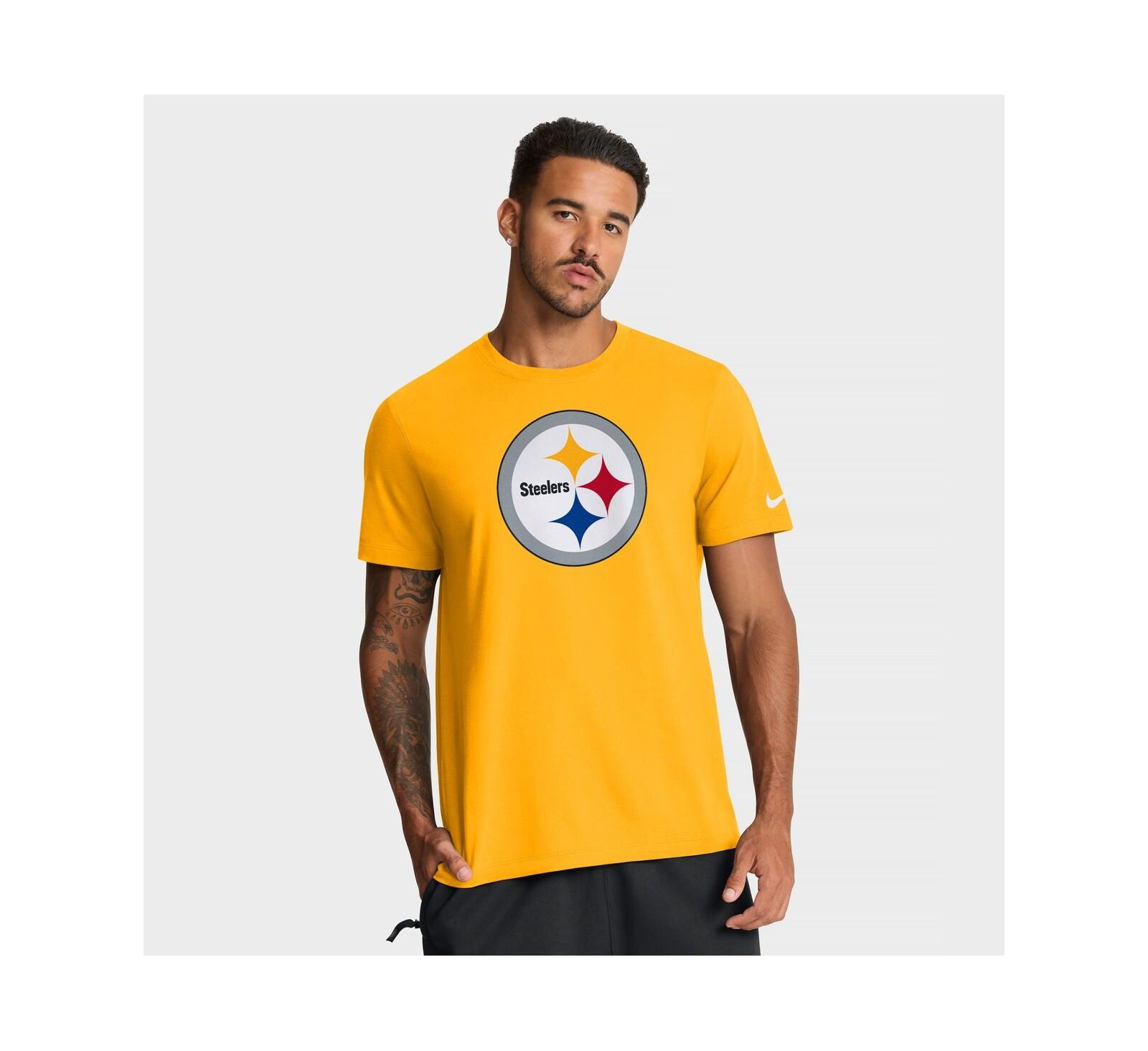 Nike Men's Gold Pittsburgh Steelers Essential Logo T-Shirt