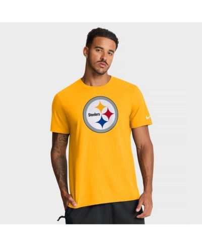 Nike Men's Gold Pittsburgh Steelers Essential Logo T-Shirt