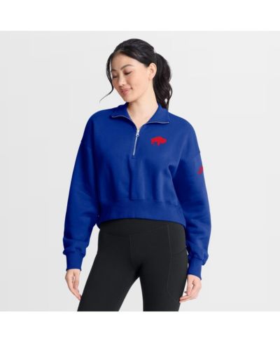 Nike Women's Royal Buffalo Bills Phoenix Fleece Quarter-Zip Sweatshirt