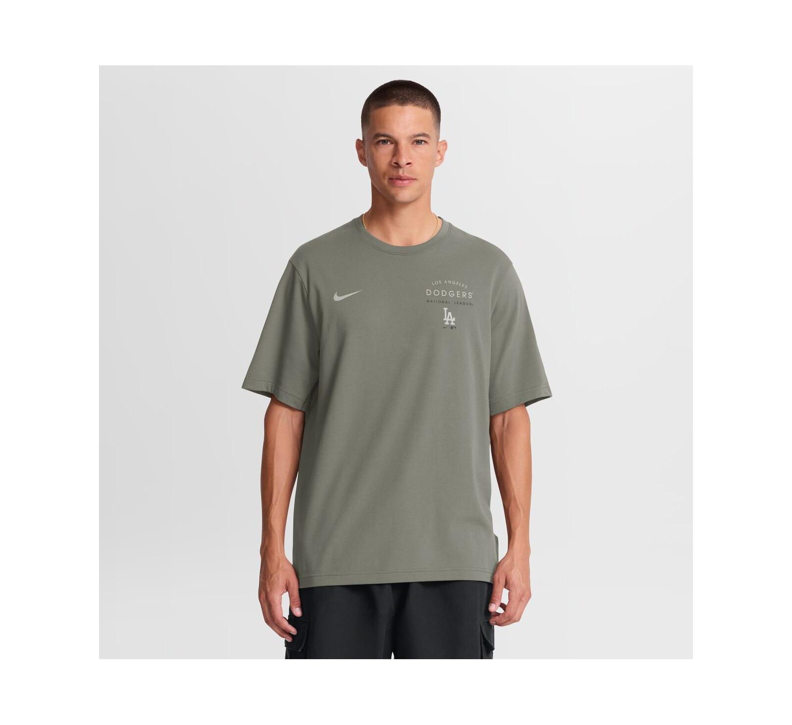 Мужская футболка Nike Olive Los Angeles Dodgers Dri-FIT Primary