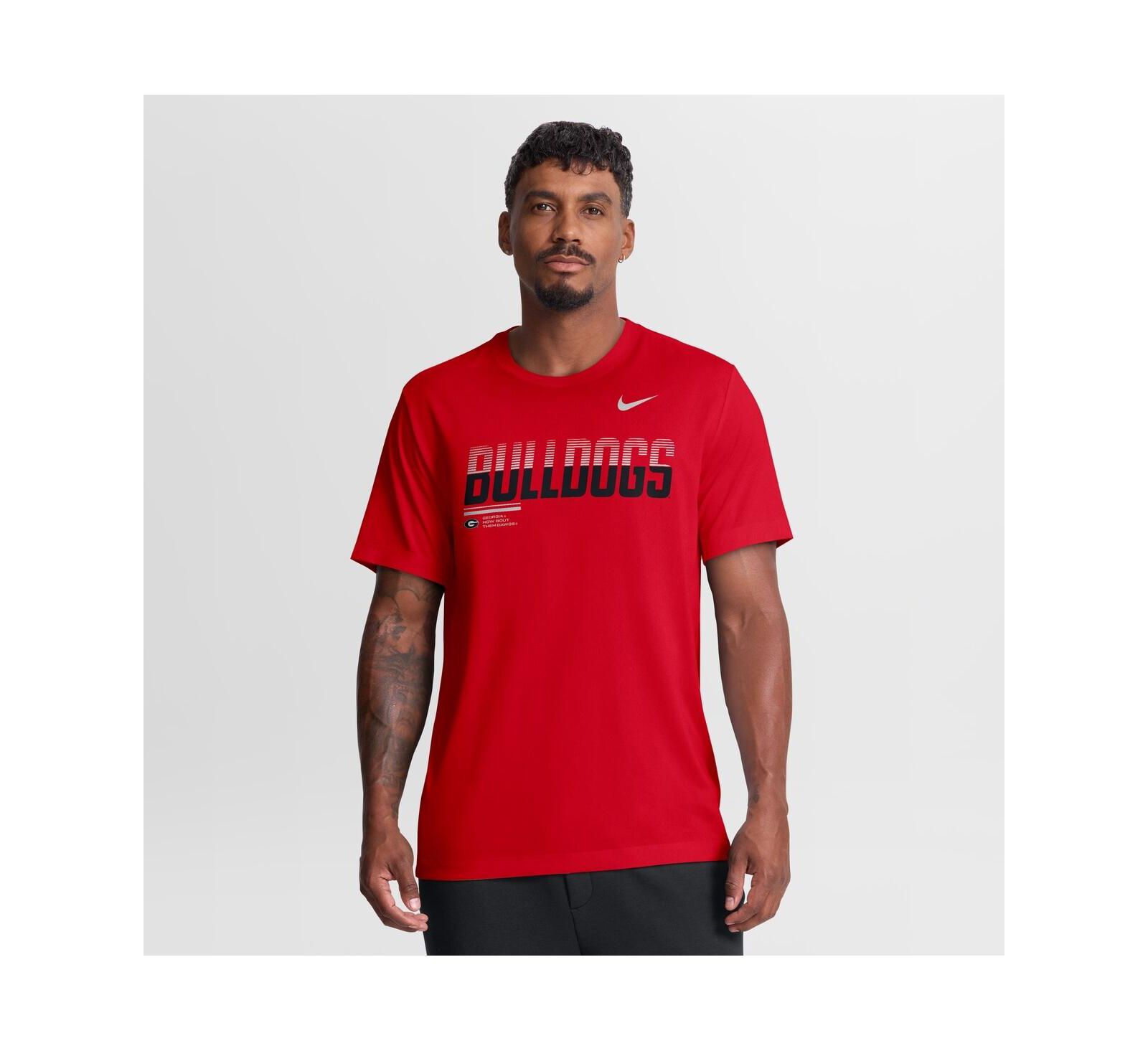 Nike Men's Red Georgia Bulldogs Sideline Legend Dri-FIT T-Shirt