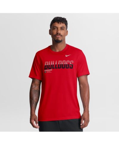 Мужская футболка Nike Georgia Bulldogs Sideline Legend Dri-FIT, красная