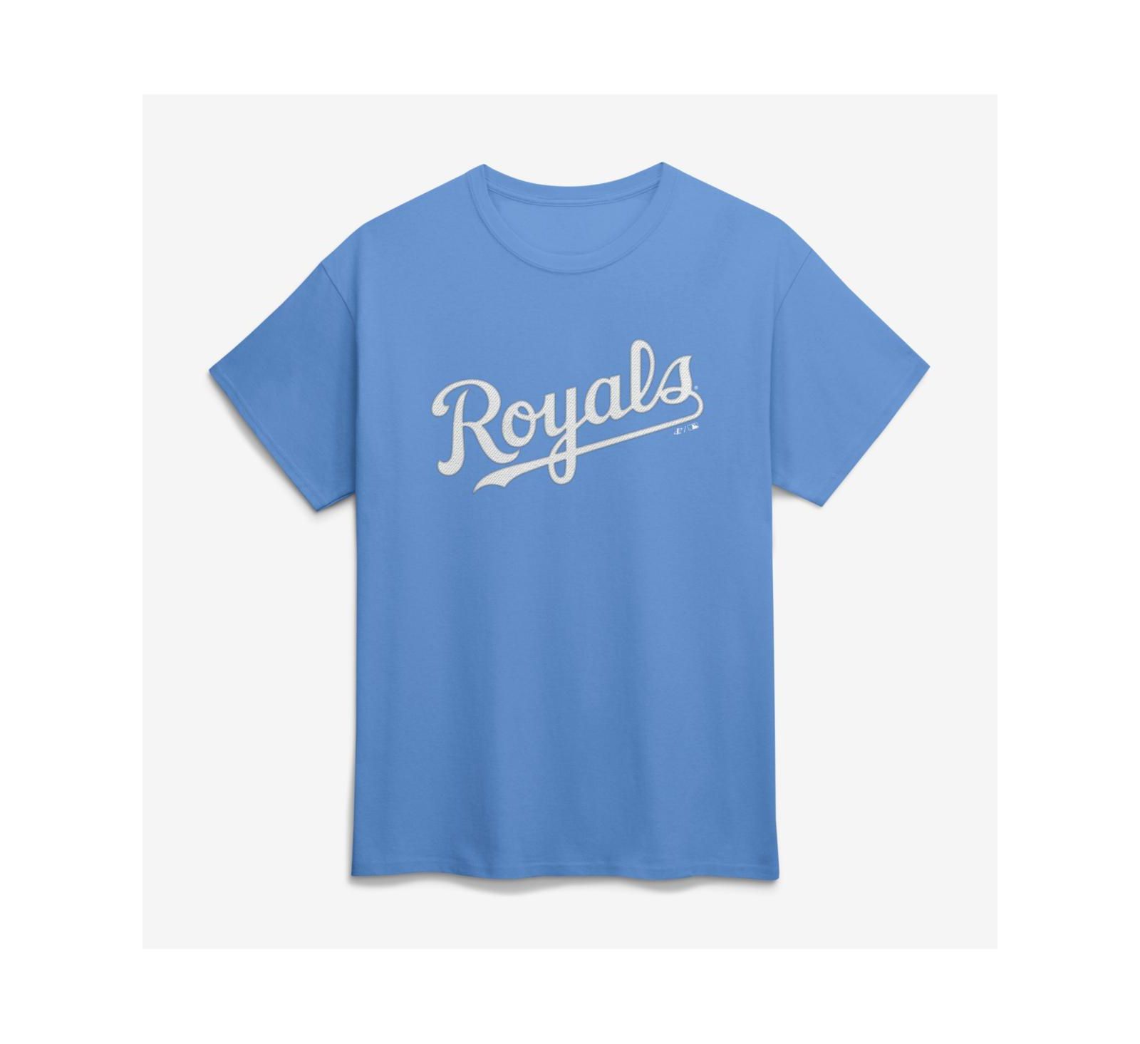 Мужская футболка Logo Athletic Light Blue Kansas City Royals