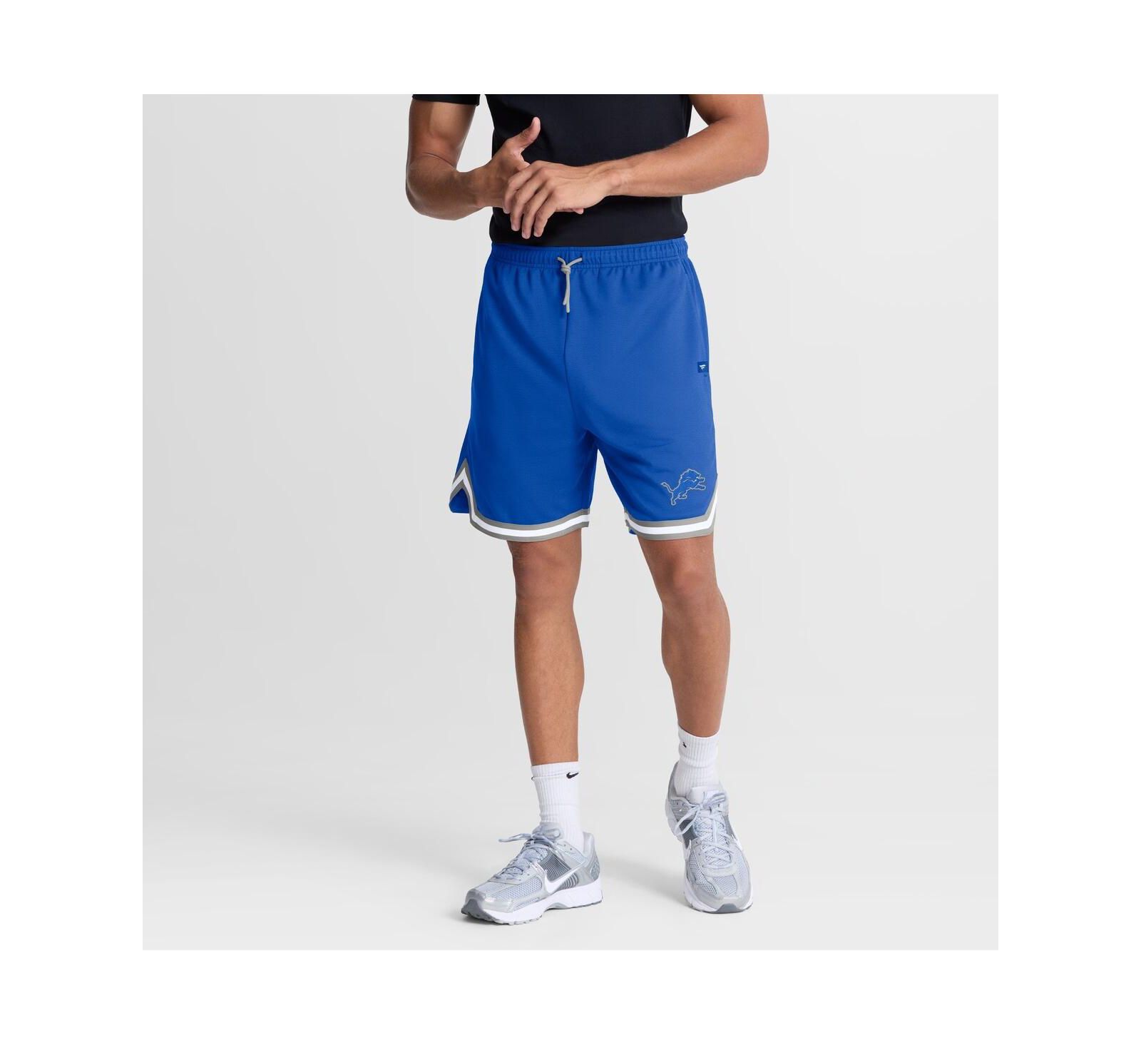 Мужские шорты Fanatics Blue Detroit Lions Fearless Drive