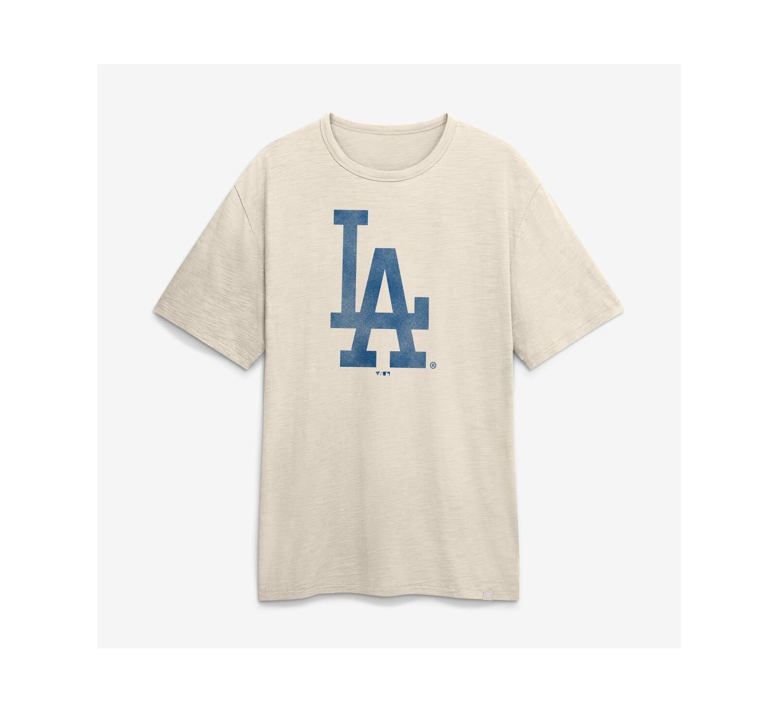 Fanatics Мужская футболка Los Angeles Dodgers Stadium Slub, кремовая