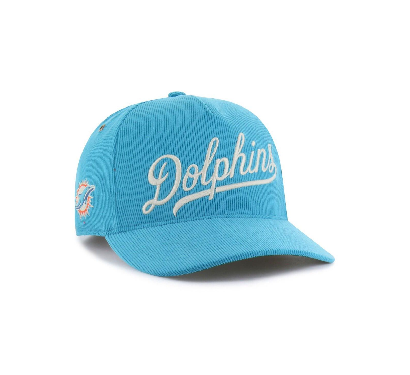 Мужская кепка '47 Brand Miami Dolphins Golden Age Corduroy Hitch, аквамарин