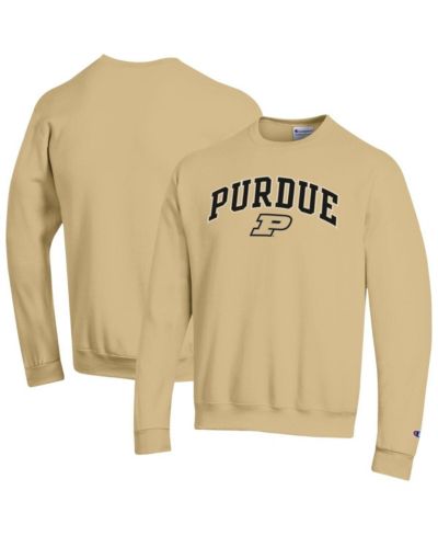 Champion Men's Gold Purdue Boilermakers Arch Over Logo Pullover Sweatshirt