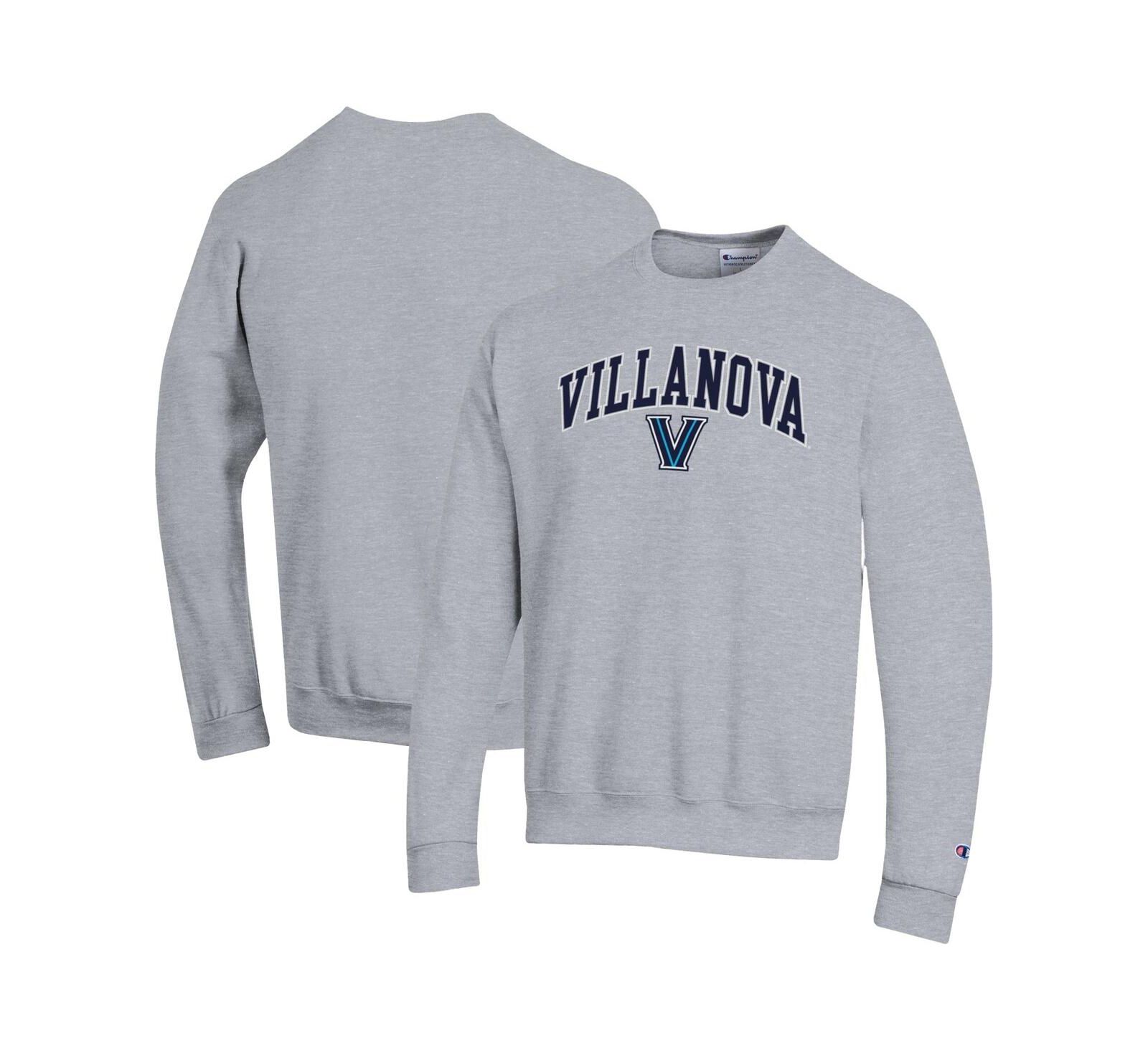 Мужское свитшот Champion Villanova Wildcats с логотипом, серое