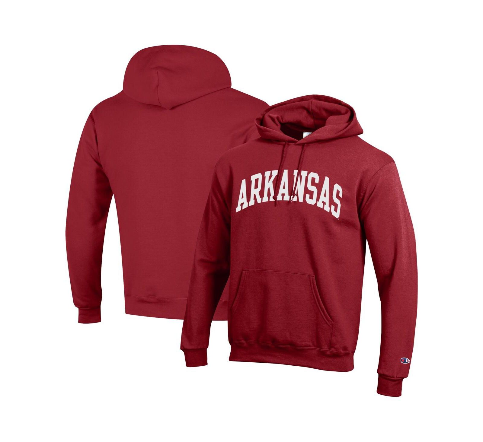 Мужское худи Champion Arkansas Razorbacks Basic Arch из флиса