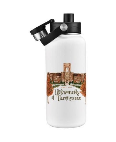 Indigo Falls бутылка для воды 34oz. Tennessee Volunteers Laura Wilcox Watercolors