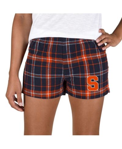 Concepts Sport Женские фланелевые шорты Syracuse Orange Ultimate, темно-синие/оранжевые