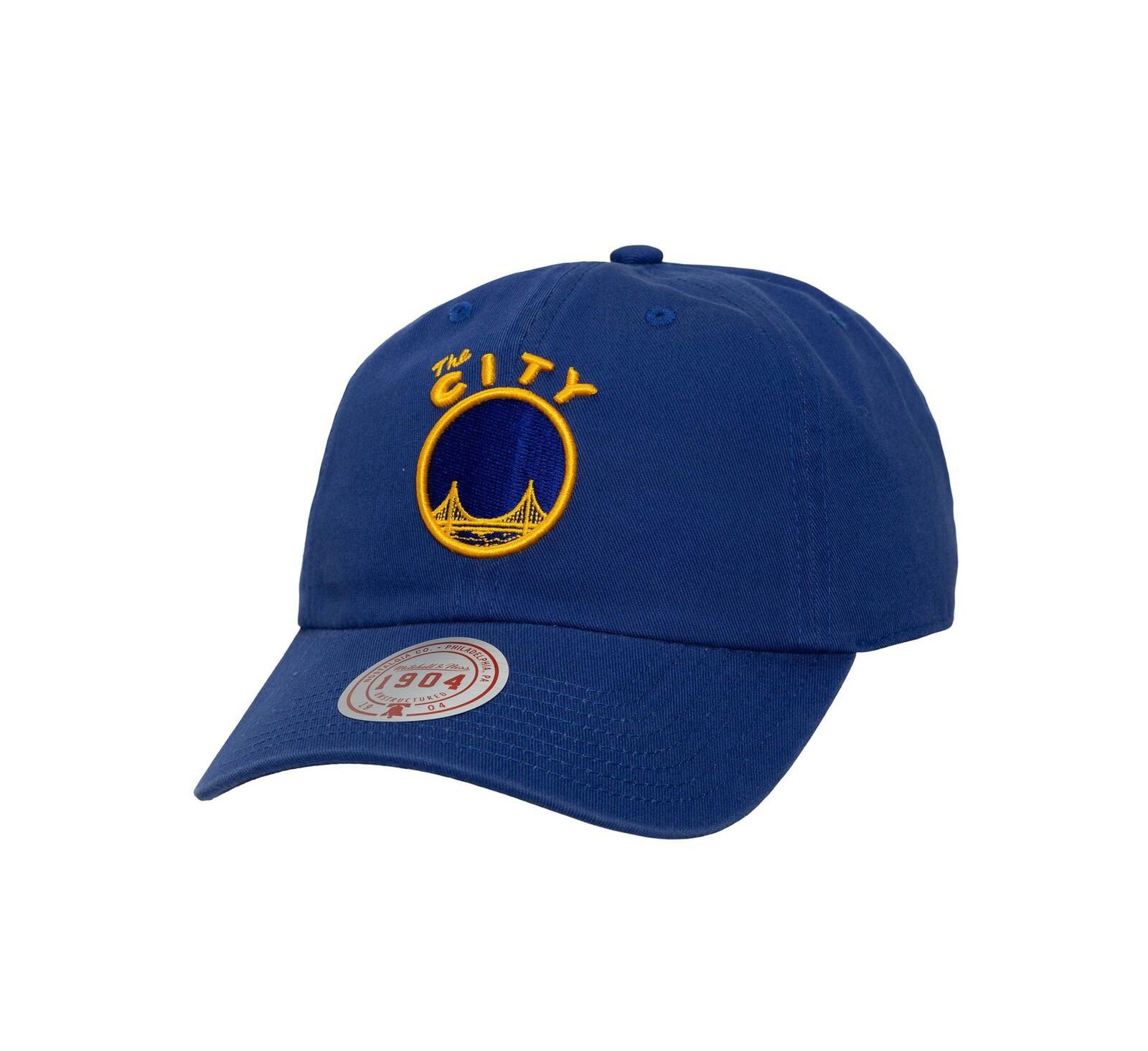 Mitchell & Ness Men's Navy Golden State Warriors Hardwood Classics 1904 Adjustable Hat