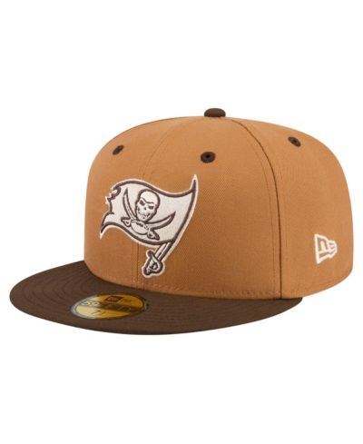 Мужская кепка New Era Tampa Bay Buccaneers 59FIFTY двухцветная, светло-коричневая/темно-коричневая