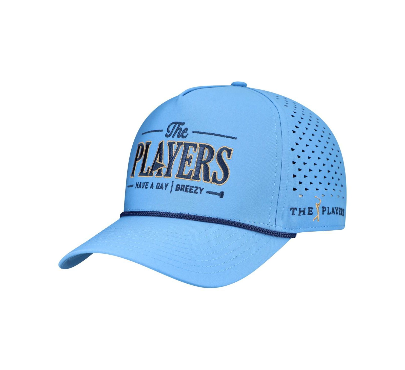 Breezy Golf Men's Light Blue THE PLAYERS Flagship Performance Adjustable Hat