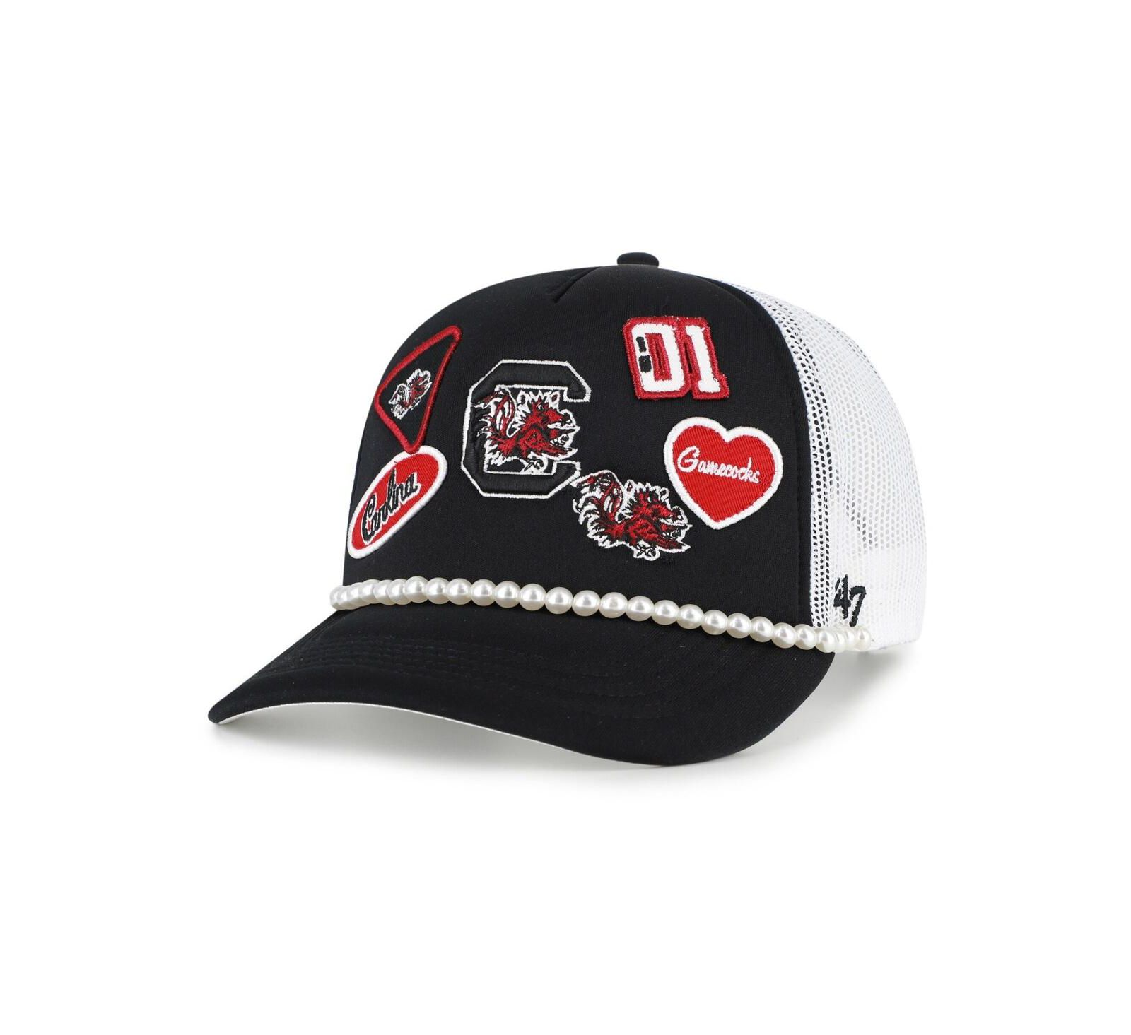 '47 Brand Men's Black/White South Carolina Gamecocks Rally On Hitch Adjustable Hat