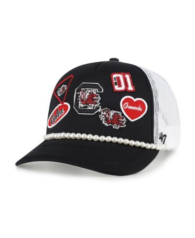 Мужская кепка '47 Brand Black/White South Carolina Gamecocks Rally On Hitch