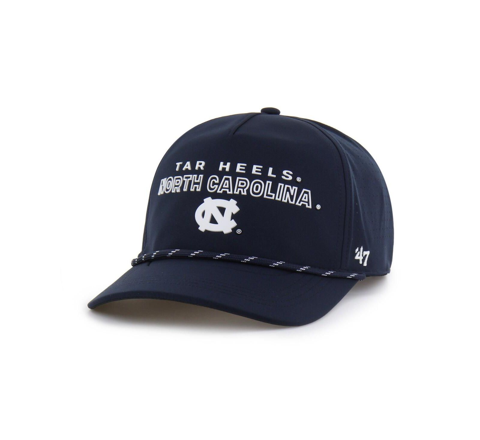 Мужская кепка '47 Brand Navy North Carolina Tar Heels Forward Vent Hitch Rope регулируемая