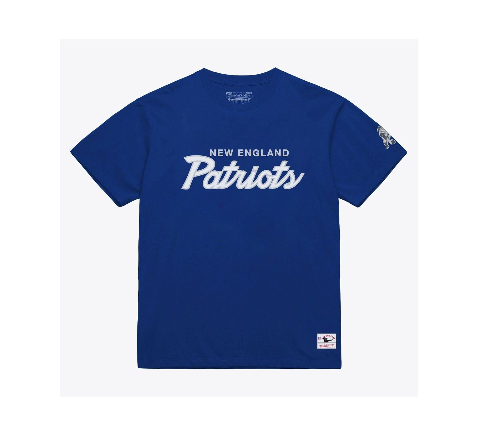 Мужская футболка Mitchell & Ness New England Patriots Head Coach Classic королевского цвета