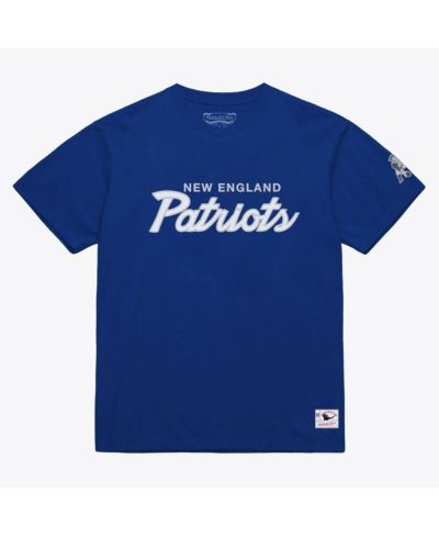 Мужская футболка Mitchell & Ness New England Patriots Head Coach Classic королевского цвета