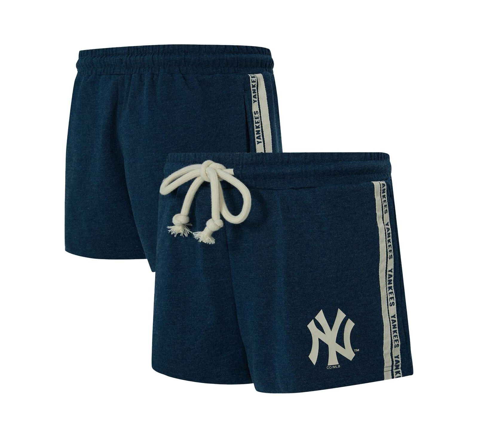 Женские шорты Concepts Sport Navy New York Yankees Birch French Terry