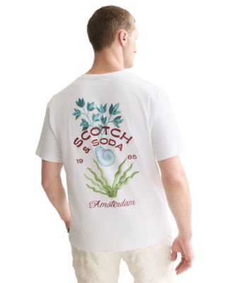 Мужская футболка SCOTCH & SODA Graphic Regular-Fit Short-Sleeve