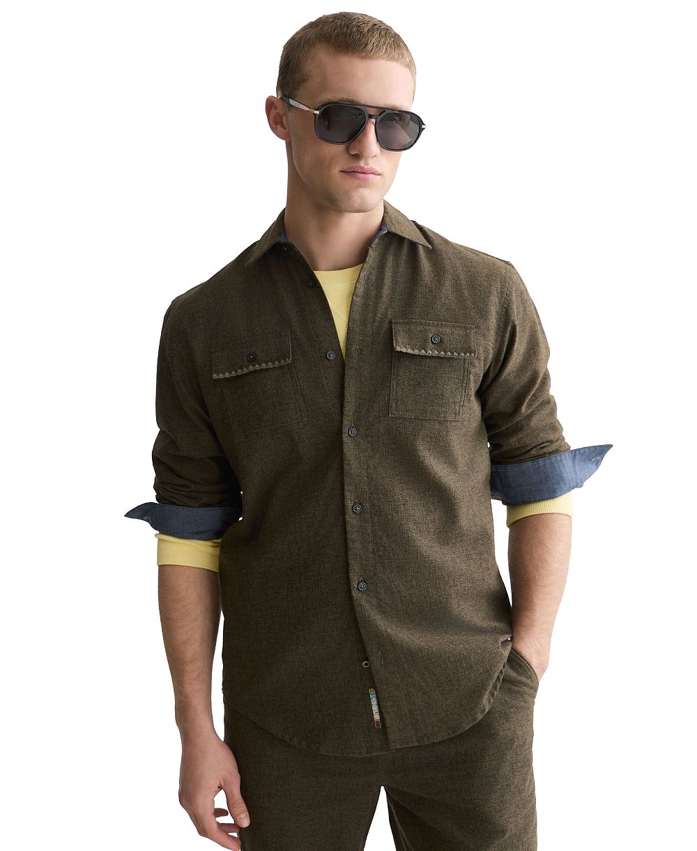 Мужская рубашка SCOTCH & SODA Melange Long-Sleeve