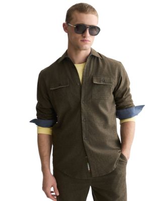 Мужская рубашка SCOTCH & SODA Melange Long-Sleeve